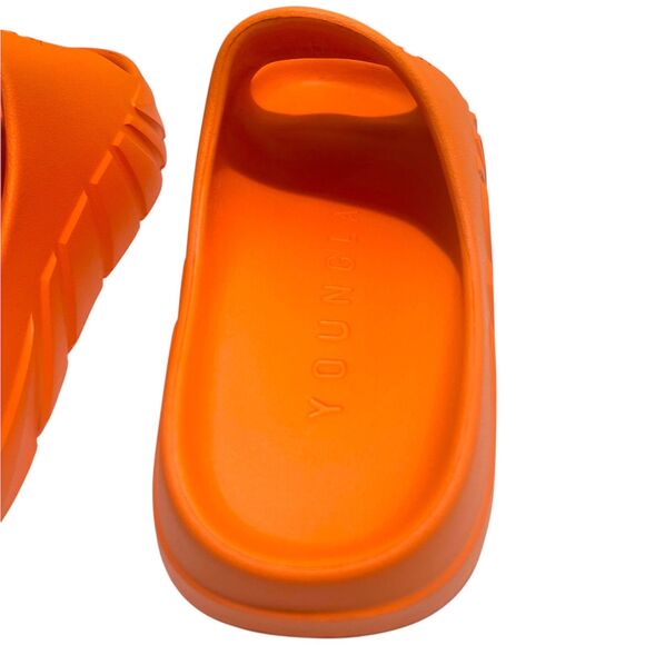 YoungLA Men's Slides Cloud 9 Sandals, Slip-on, Orange, Size 12, 2023 Collection - Picture 8 of 8